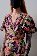 Seventies "Amazing Grace" Floral Wrap Dress