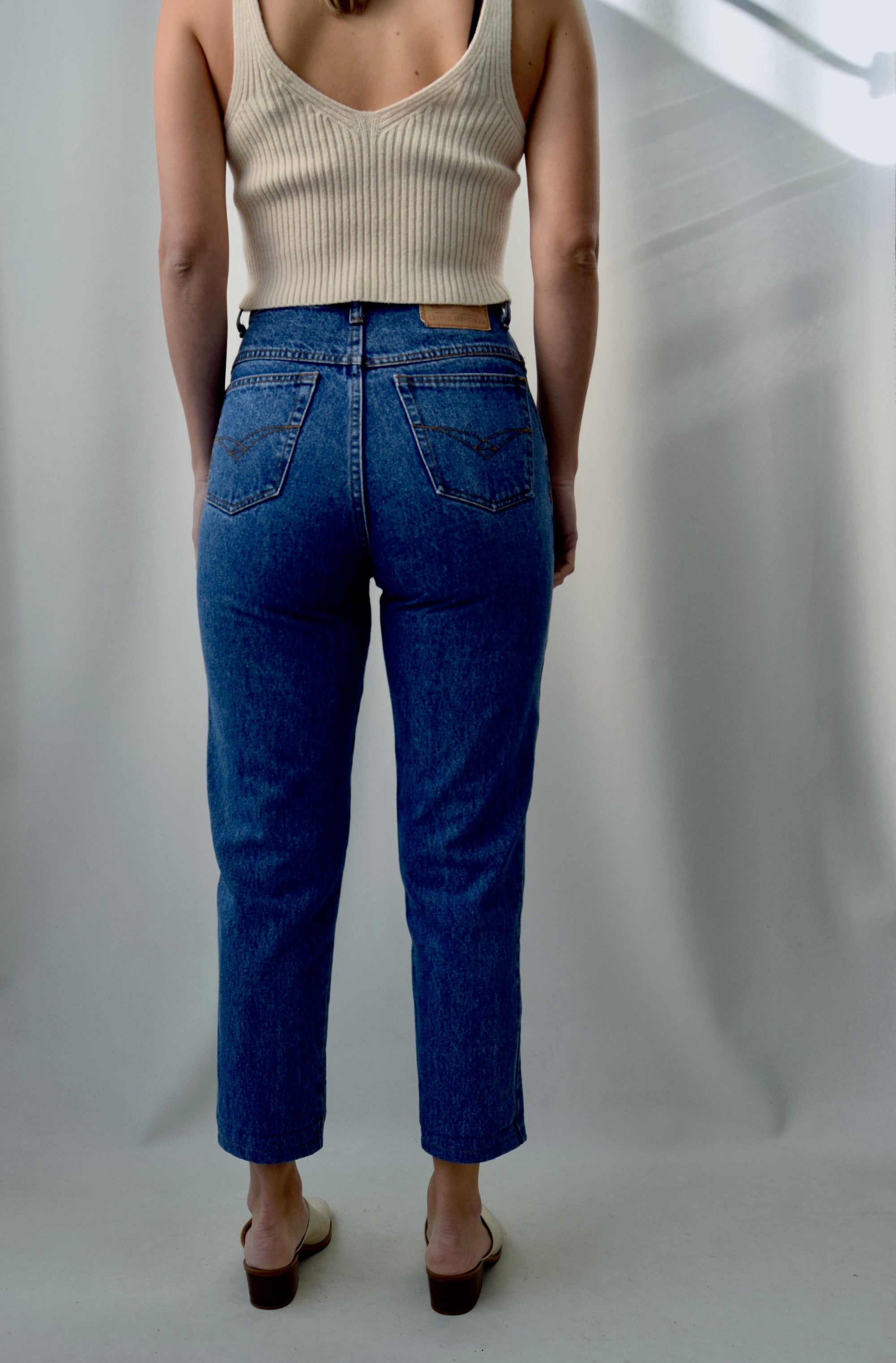 Cropped Leg 'Illegal' Jeans