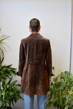 Suede Midi Coat