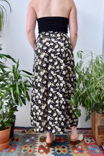 Nineties Daisy Button Front Skirt