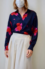 Midnight Rose Escada Silk Top