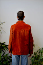 Seventies Rust Suede Shacket