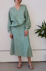 Seventies Seafoam Linen & Cotton Knit Set