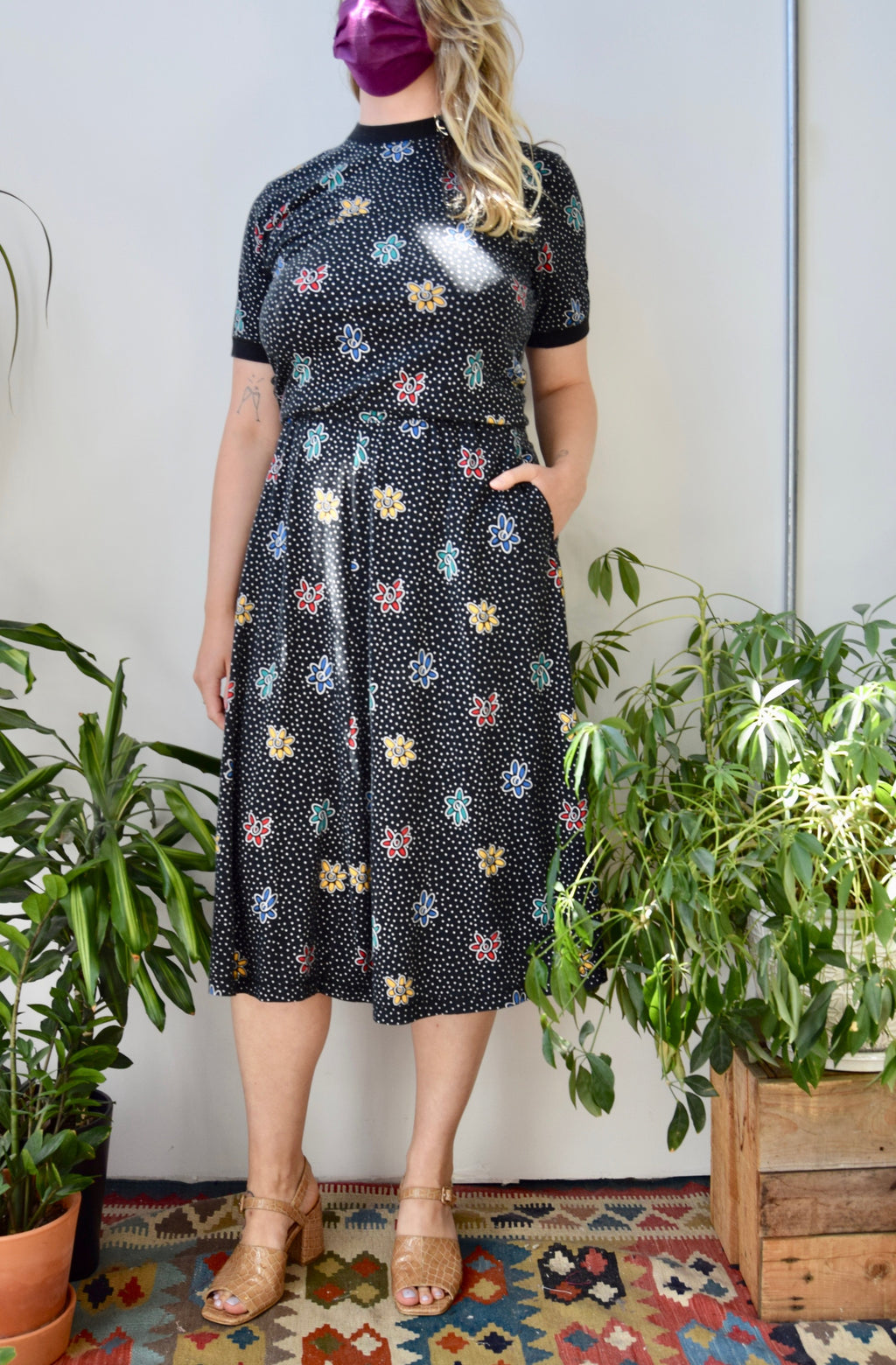 T-Shirt Cotton Floral Dress