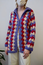 Seventies Crochet Cardigan