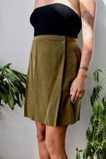 Autumn Silk Wrap Skirt