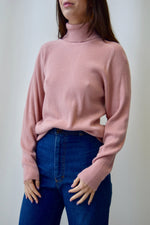 Dusty Pink Lambswool Turtleneck