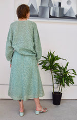 Seventies Seafoam Linen & Cotton Knit Set