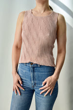 Champagne Pleated Top