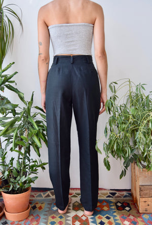 Black Linen Pants