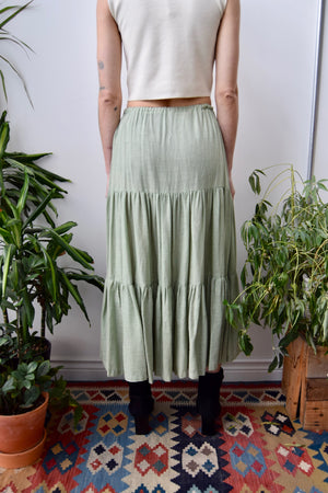 Seventies Apron Peasant Skirt