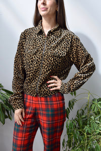 Velvet Leopard Jacket
