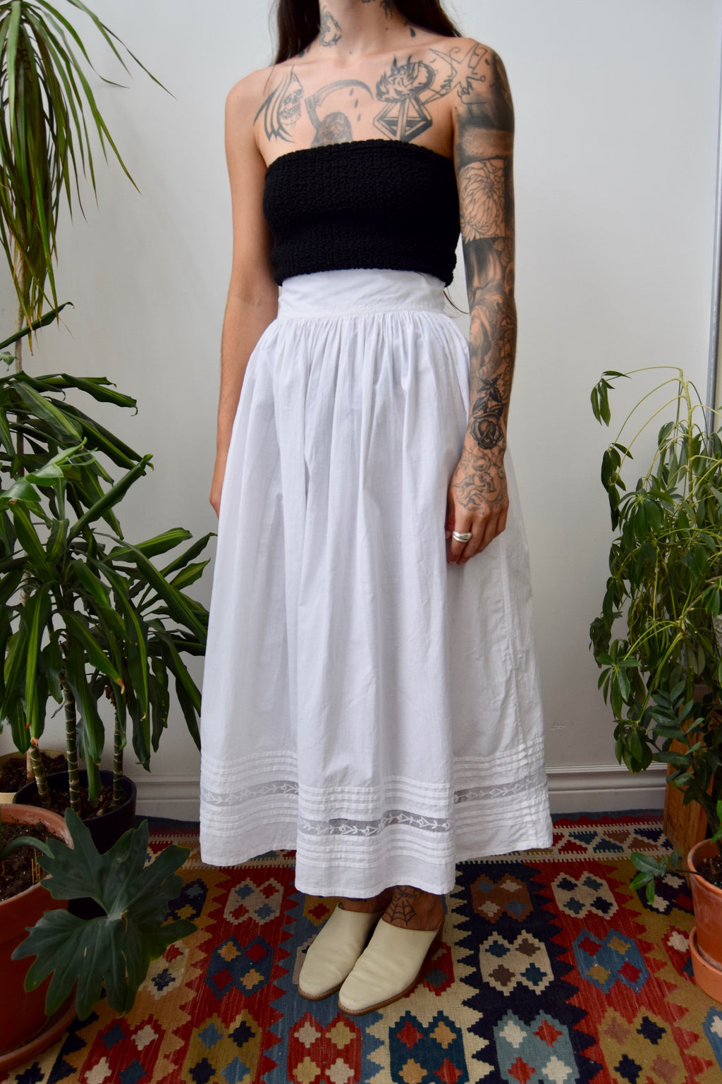 Eighties Cotton Petticoat Skirt