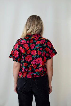 Floral Rayon Button Up