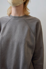 Charcoal Cotton Crewneck