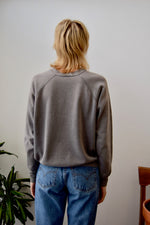Charcoal Cotton Crewneck