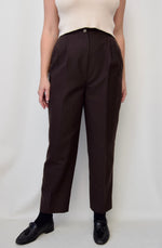 Umber Wool Pants