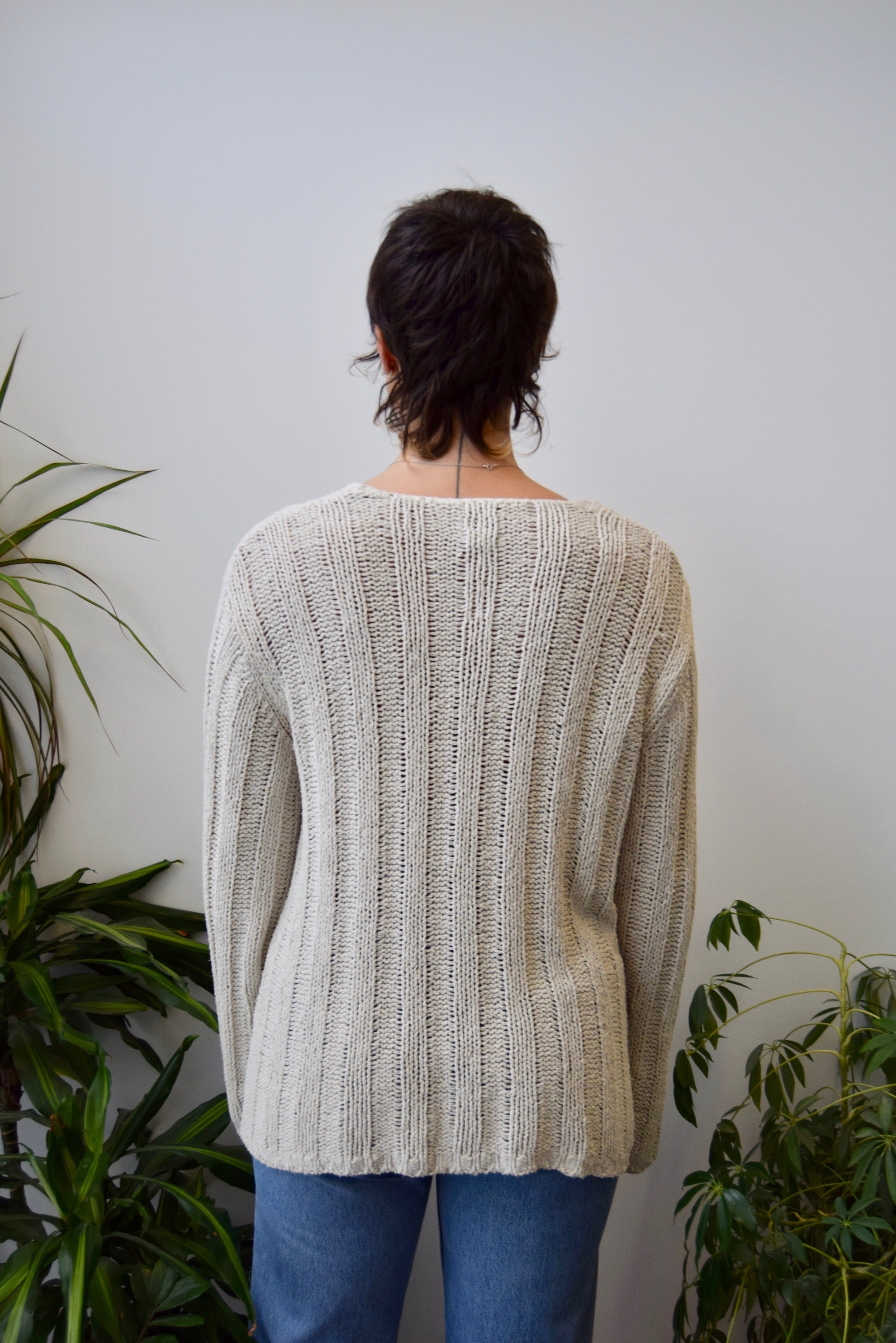 Taupe Silk Knit