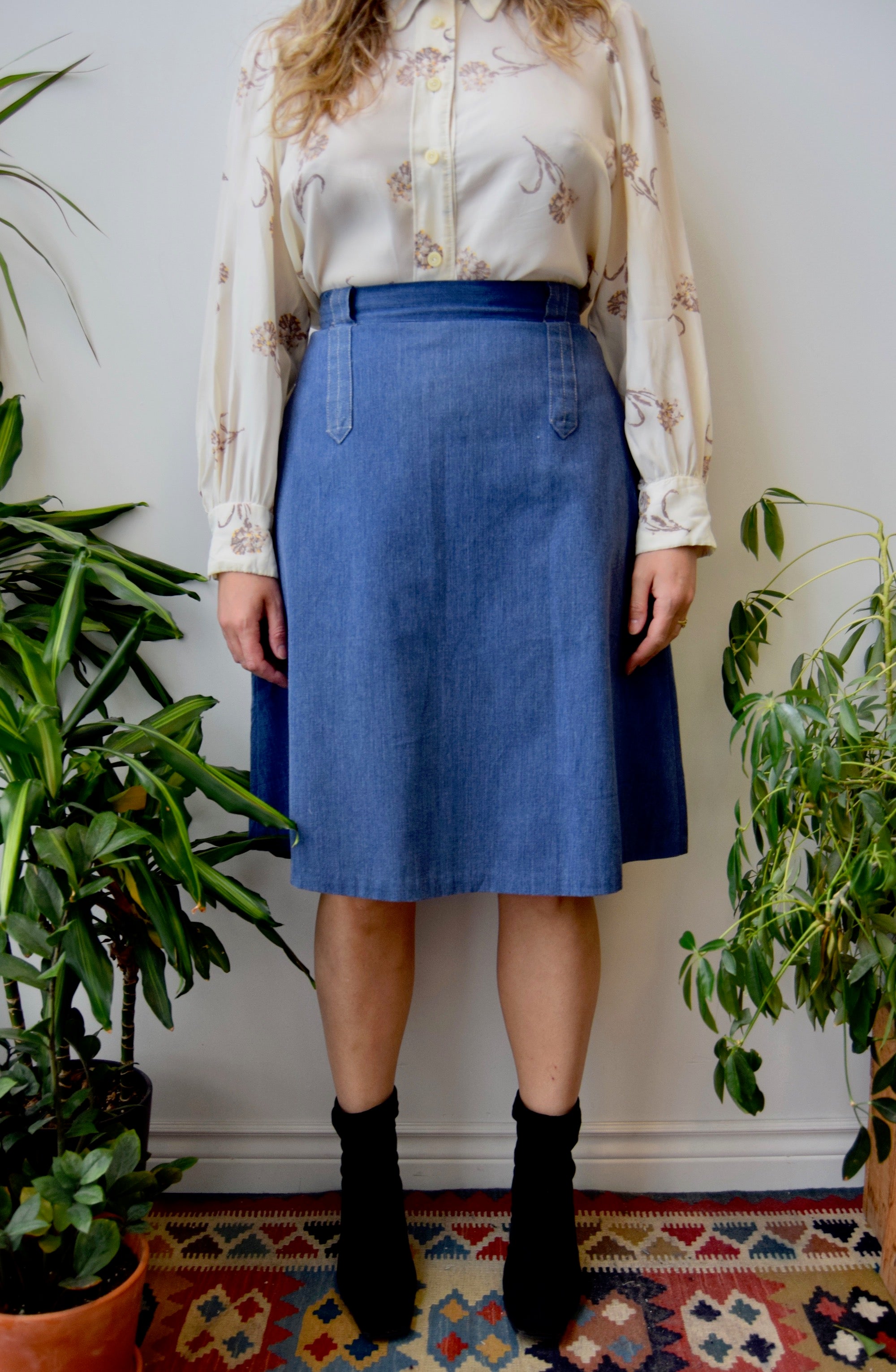 Seventies Twill Skirt