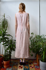 Ballet Slipper Pink Linen Dress