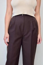Umber Wool Pants