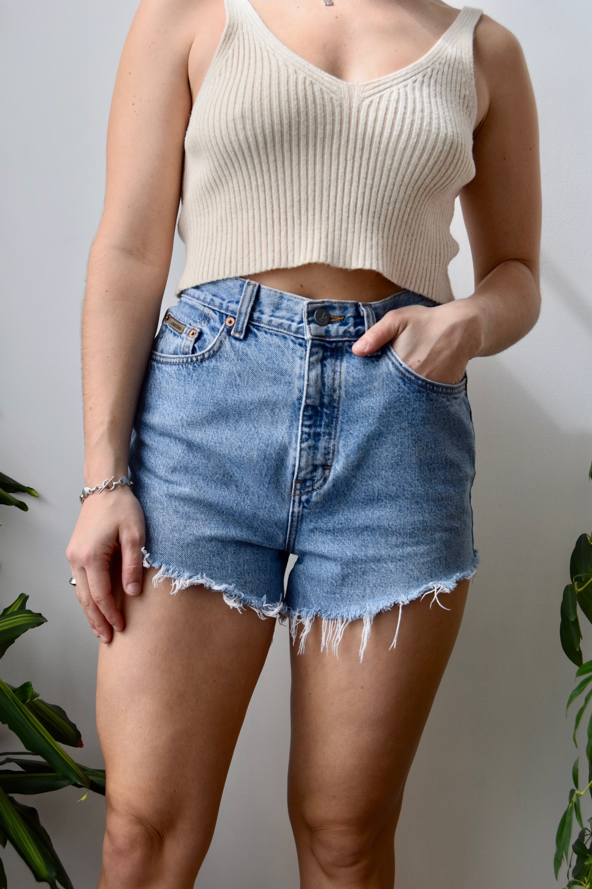 CK Denim Cutoffs