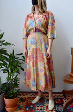 Sunset Rayon Shirtdress