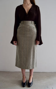 Vintage Harolds Wool & Silk Skirt