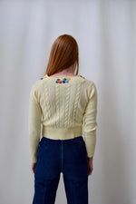 Seventies "Beewear" Floral Knit