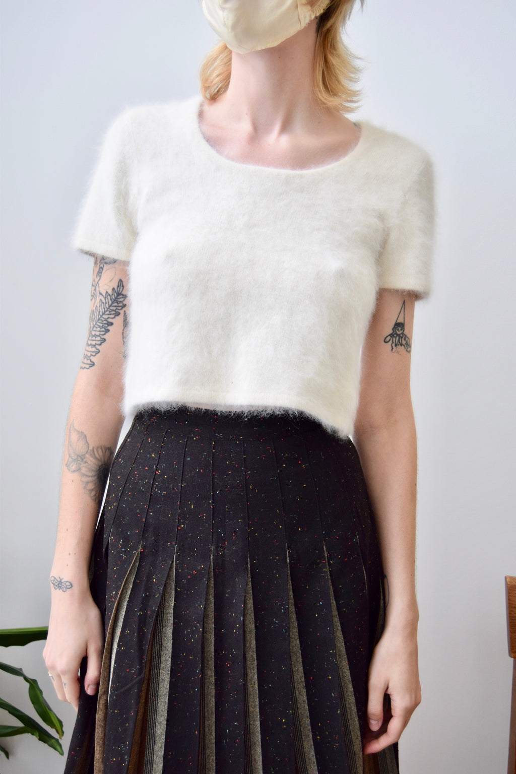 Fuzzy Angora Crop Top