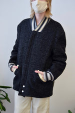 Speckled Campus Varsity Jacket