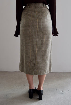Vintage Harolds Wool & Silk Skirt