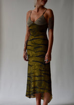 Just Cavalli Earthy Print Midi Dress