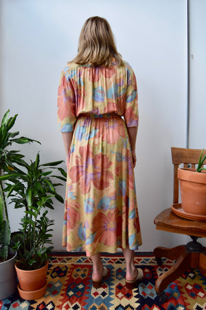 Sunset Rayon Shirtdress