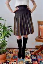 Confetti Wool Pleated Skirt