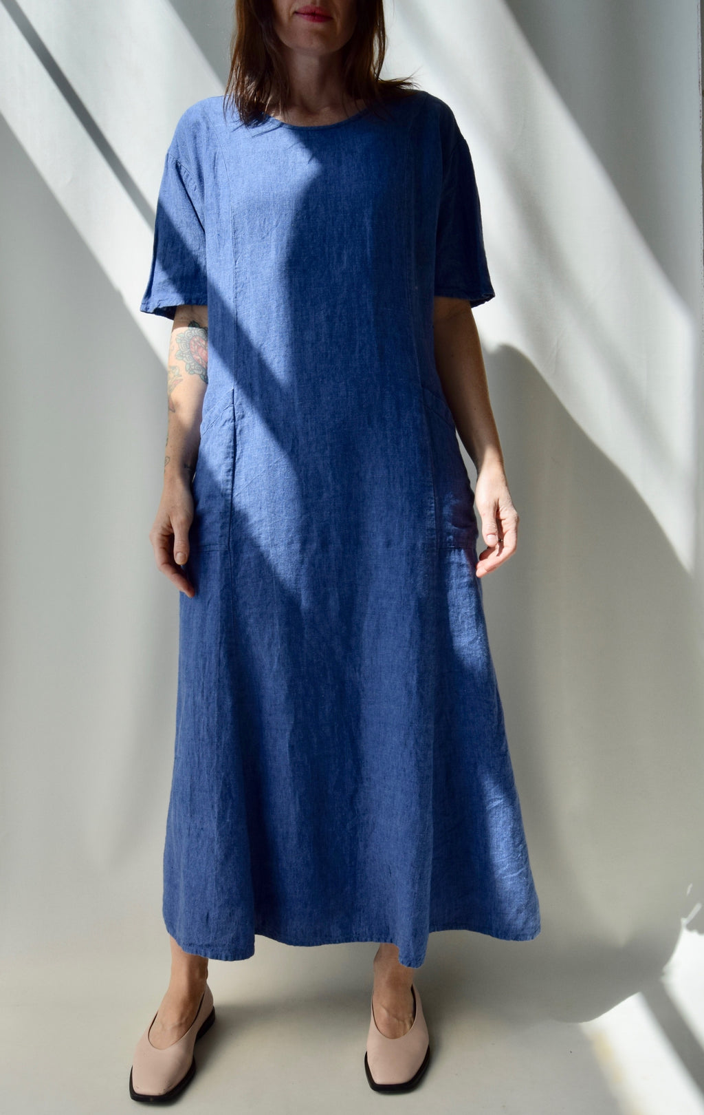 FLAX Periwinkle Maxi Dress