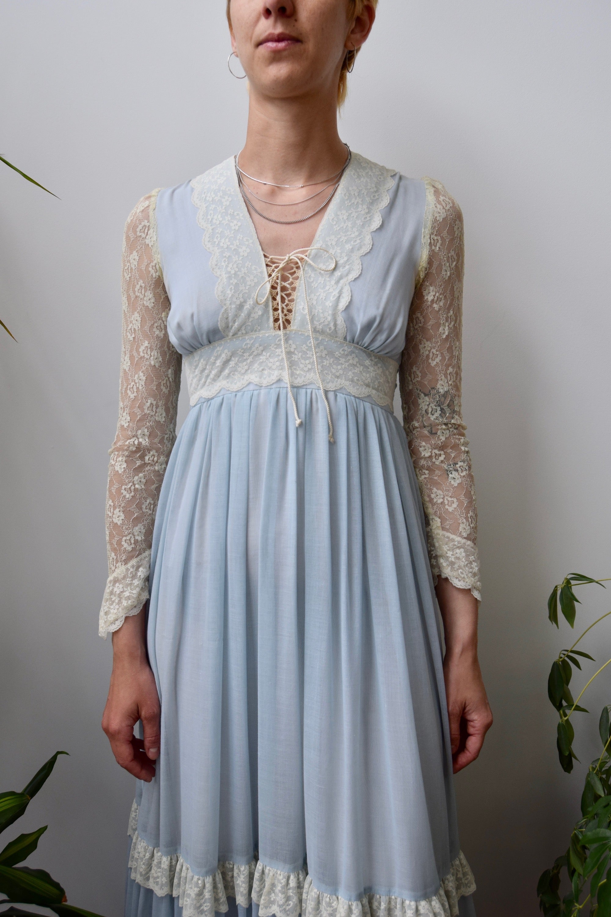 Lace Sleeve Renaissance Dress