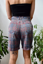 Nineties "No Boundries" Plaid Shorts