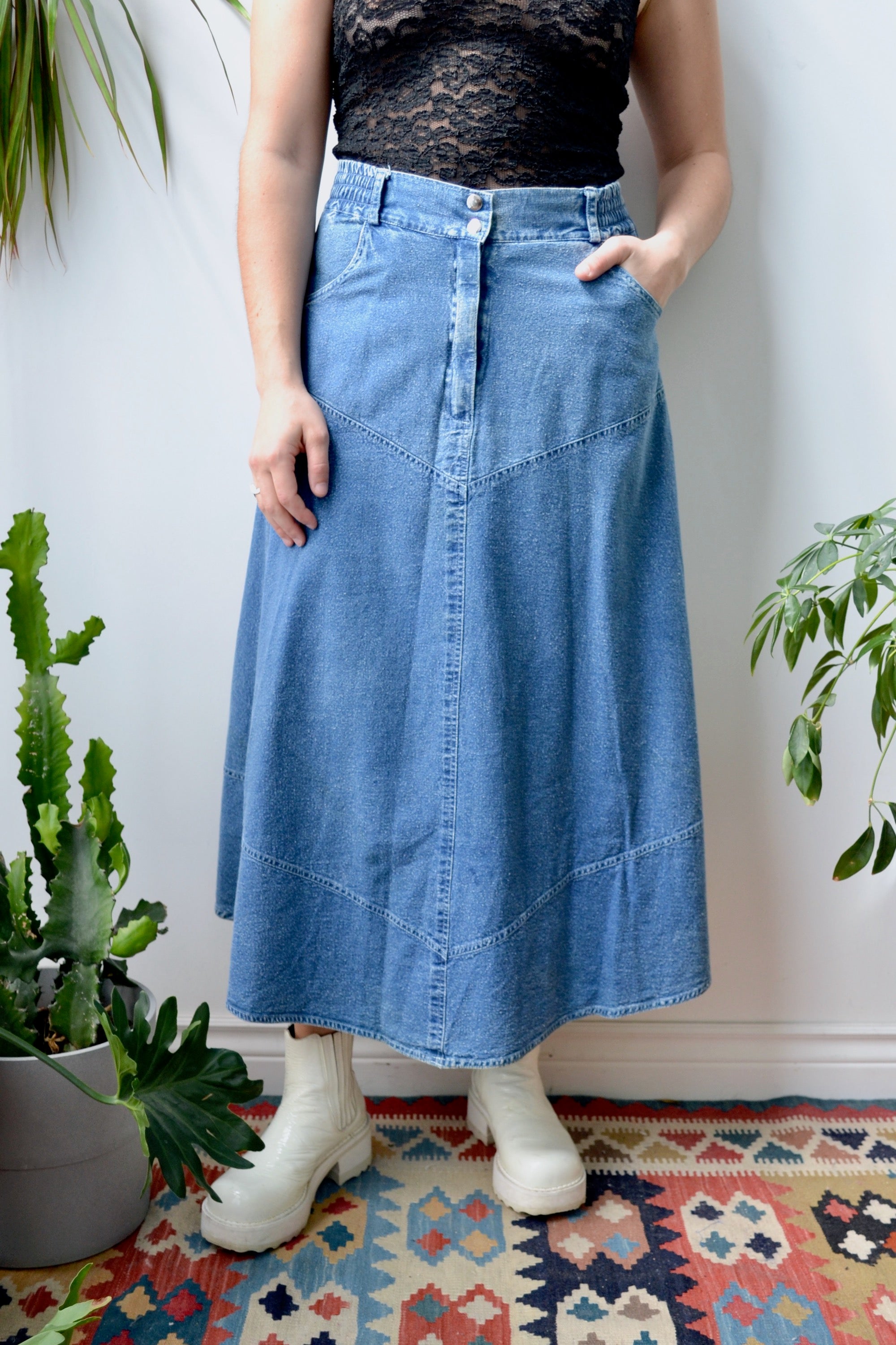 Early 80s Denim Skirt