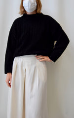 Chenille Mock Neck Sweater