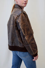 1950's "All Weather" Horsehide Leather Jacket