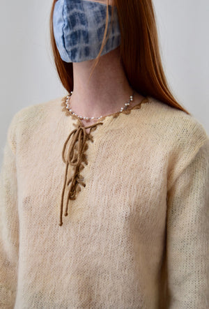 Sixties Mohair Laced Sweater
