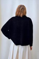 Chenille Mock Neck Sweater