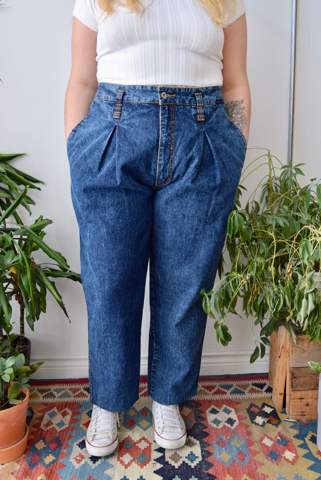 Nineties Pleated Jeans