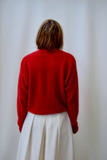 Eighties Poppy Angora Sweater