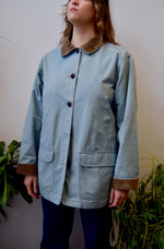 BB Blue LL Bean Chore Coat