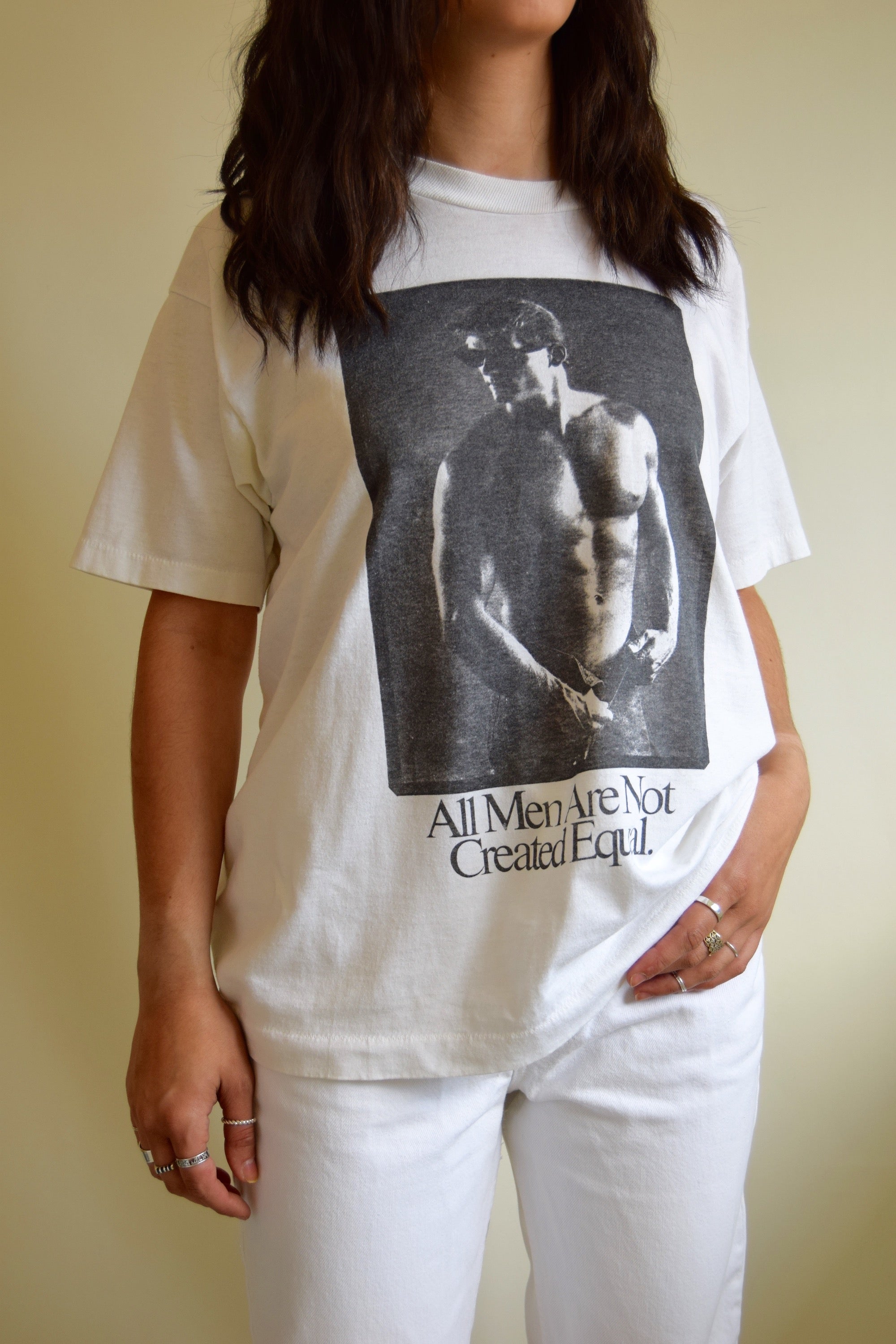 Vintage "Not All Men Are Created Equal" T-Shirt