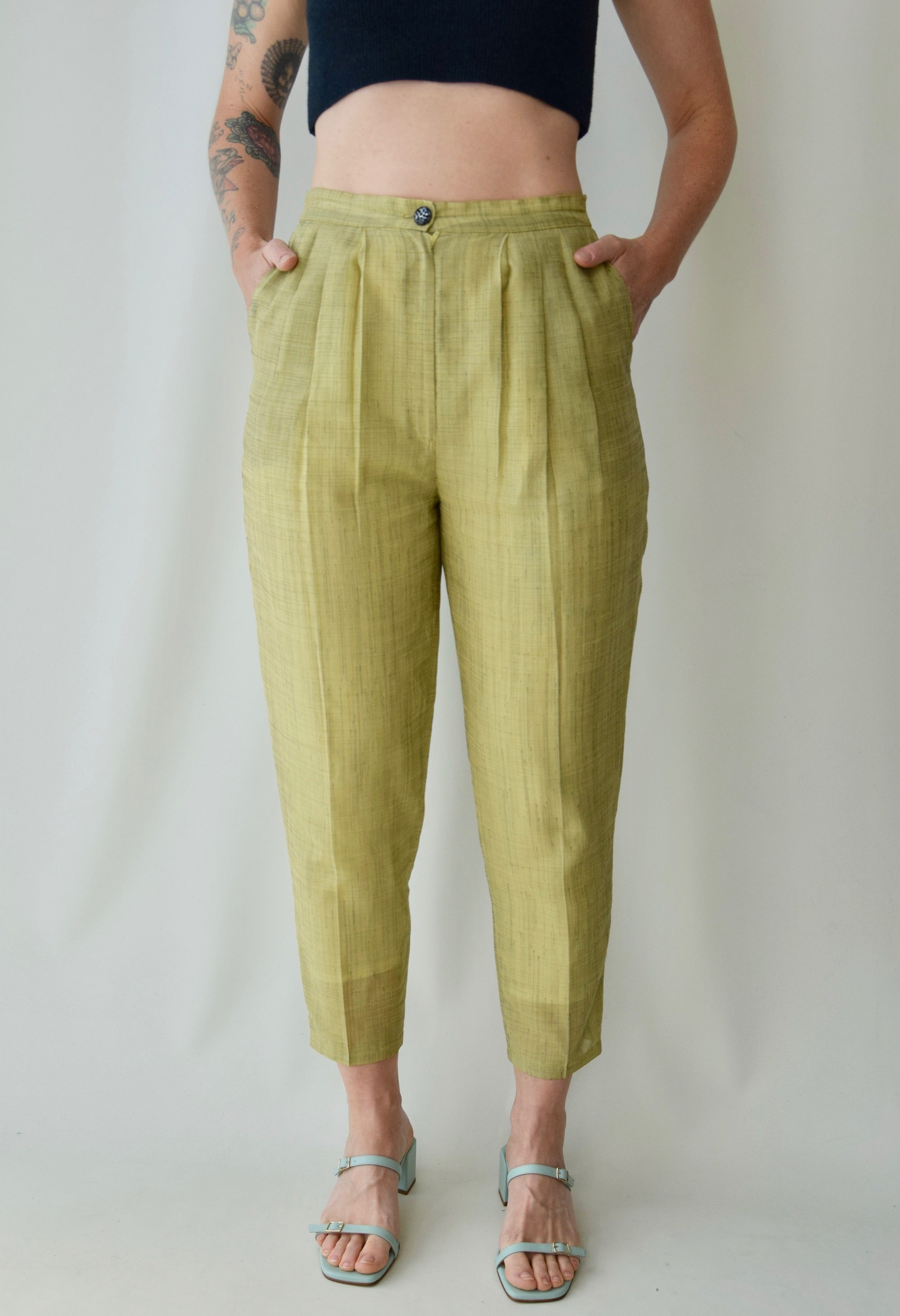 Chartreuse Trousers