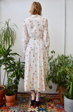 Seventies Daisy Maxi Shirtdress