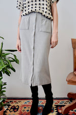 Heather Grey Knit Skirt